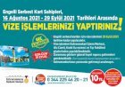 Serbest Kart’ta Vize Yenilemeleri Başlıyor!