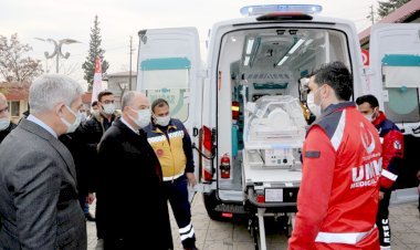 Kahramanmaraş’a Sağlık Bakanlığı Tarafından 10 Yeni Ambulans