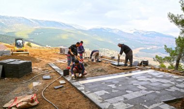 Seyir Terası Çalışmaları Tamamlanıyor