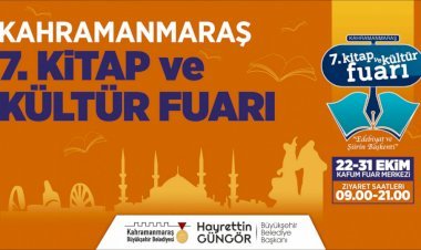 Kahramanmaraş 7. Kitap ve Kültür Fuarı Başlıyor!