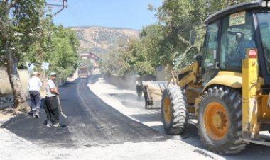 Gafarlı’nın Yolları Büyükşehir’le Yenilendi