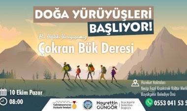 Doğa Yürüyüşleri'nde Yeni Rota Çokran
