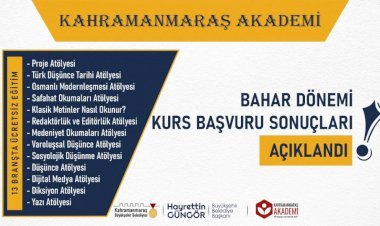 Kahramanmaraş Akademi’ye Yoğun İlgi