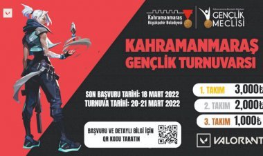 Kahramanmaraş Gençlik Turnuvası Başlıyor