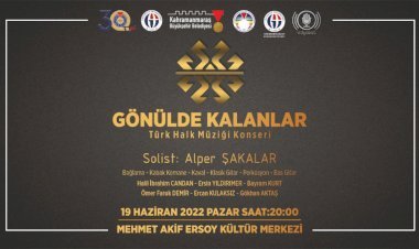 Büyükşehir’den Türk Halk Müziği Konseri