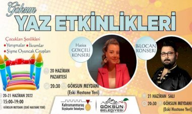 Kahramanmaraşlılar Yaz Etkinlikleriyle Müzik ve Eğlenceye Doyacak