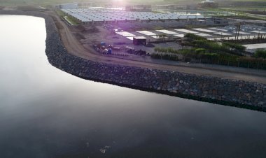 43 Futbol Sahası Uzunluğundaki Kıyıya Kaya Tahkimatı Yapılıyor