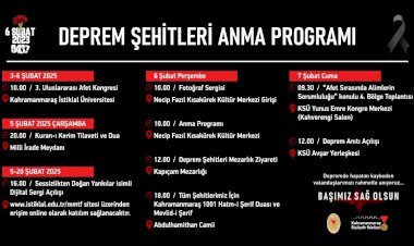 Deprem Şehitleri, Asrın Felaketinin Yıl Dönümünde 11 İlçede Anılacak