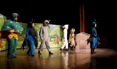 Çocuklar Yarıyıl Tatilini Eğlenceli Bir Gösteriyle Noktaladı