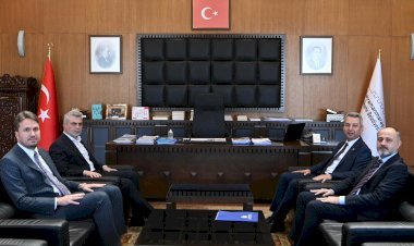 KSÜ Rektörü Okumuş'tan Büyükşehir Belediye Başkanı Görgel'e Ziyaret