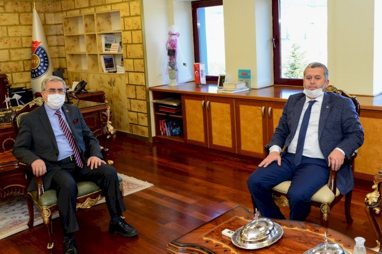 BBP Genel Başkan Yardımcısı Yardımcıoğlu, Rektör Can’ı Ziyaret Etti