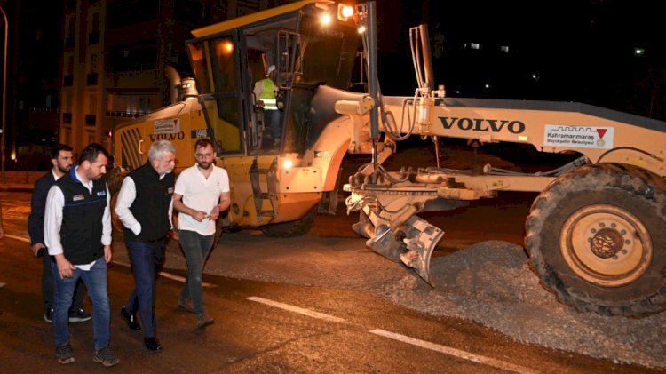 Başkan Görgel, Taşkın Hasarını Gidermeye Çalışan Ekiplerin Başında