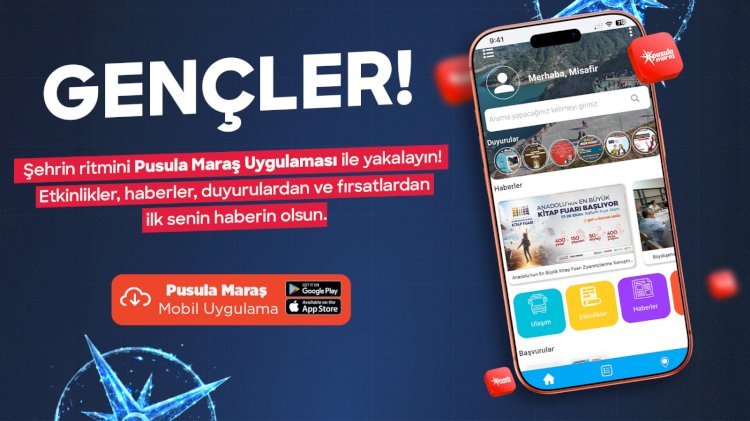 Pusula Maraş Gençlerle Büyüyor; 113 Bini Aşkın Genç Uygulamayı Kullanıyor