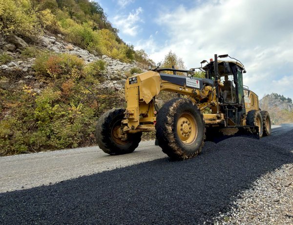 Andırın’a Ulaşımı 20 Kilometre Kısaltan Arterde Son Çalışmalar Yapılıyor